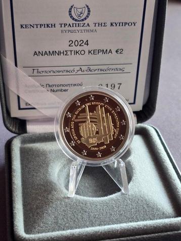 Cyprus. 2 Euro 2024 20th Anniversary of Cyprus accession to beschikbaar voor biedingen