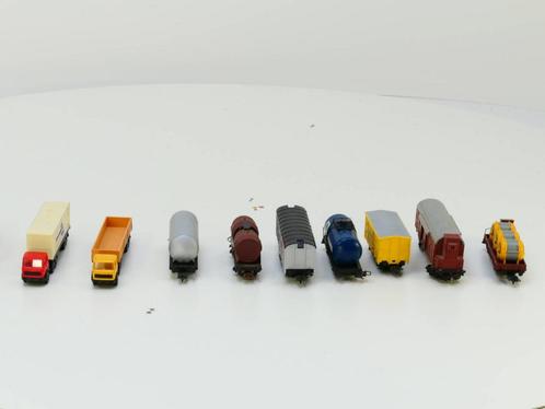 Schaal H0 Lima 600801 Truck en trailer - Lima 600802 Truc..., Hobby en Vrije tijd, Modeltreinen | H0, Gebruikt, Lima, Analoog