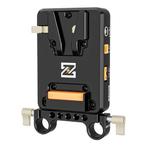 ZGCINE Tiltable V-Mount Plate / Charger On 15mm Rod Mount, Ophalen of Verzenden, Nieuw