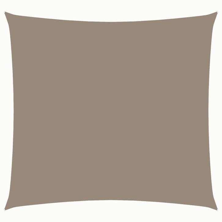 Groot Zonnezeil 7x7m Taupe | Gebruikt | Schaduw & Regen, Tuin en Terras, Schaduwdoeken, Nieuw, Ophalen of Verzenden