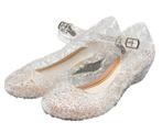 Glitter schoenen - Zilver - Prinsessenjurk, Nieuw, Ophalen of Verzenden