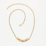 Halsketting - 18 karaat Geel goud Diamant (Natuurlijk), Sieraden, Tassen en Uiterlijk, Kettingen, Nieuw