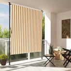 vidaXL Rolgordijn voor buiten 150x270 cm stof en staal, Verzenden, Nieuw