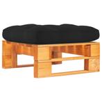 vidaXL Tuinhocker pallet honingbruin geïmpregneerd, Verzenden, Nieuw