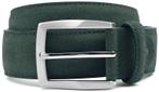 Suitable Riem Suède Leer Donkergroen maat 105 Heren, Verzenden, Nieuw, Suitable, Echt leder