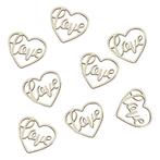 Tafelconfetti Love Hart Hout 3,5cm 24st, Verzenden, Nieuw