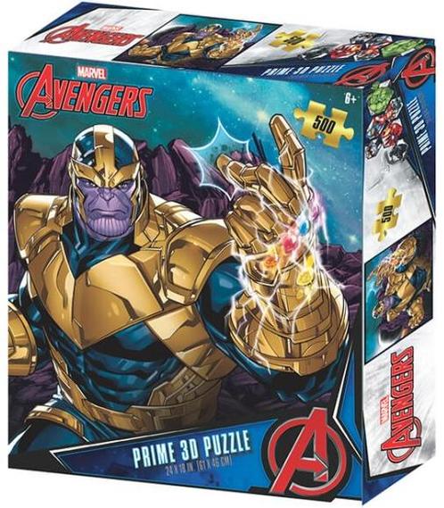 3D Image Puzzel - Thanos (500 stukjes) | Prime 3D - Puzzels, Hobby en Vrije tijd, Denksport en Puzzels, Nieuw, Verzenden