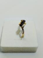 Zonder Minimumprijs - Ring - 9 kt. Geel goud Saffier -, Nieuw