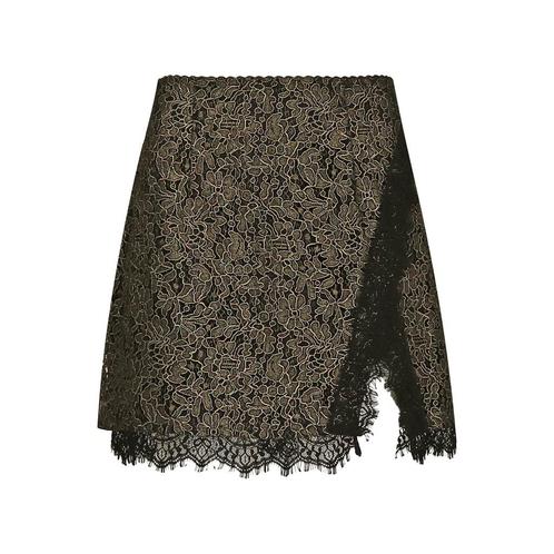 Nenette • korte kanten rok • L (IT46), Kleding | Dames, Jurken, Zwart, Nieuw, Maat 42/44 (L), Verzenden