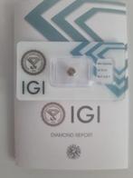 1 pcs Diamant (Natuurlijk) - 0.76 ct - Rond - P1 -, Nieuw