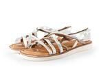 Tamaris Sandalen in maat 39 Zilver | 10% extra korting, Kleding | Dames, Tamaris, Overige kleuren, Verzenden, Sandalen of Muiltjes