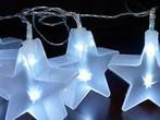 8 sterren met starry foil kleur WIT, Diversen, Kerst, Ophalen of Verzenden, Nieuw