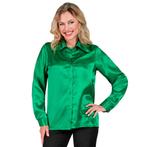 Disco 70S Blouse Groen, Kleding | Dames, Carnavalskleding en Feestkleding, Nieuw, Verzenden