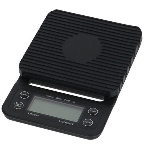 BaristaPro Weegschaal met Timer 0,1 tot 3.0 kg, Witgoed en Apparatuur, Koffiemachine-accessoires, Nieuw, Ophalen of Verzenden