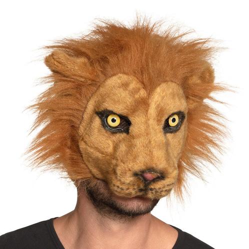 Pluche masker Leeuw, Hobby en Vrije tijd, Feestartikelen, Nieuw, Verzenden