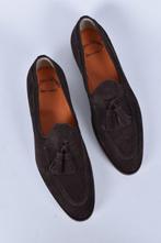 SANTONI - Loafers - 10.5 - Suede - Loafers - Maat: EU 44.5,, Kleding | Heren, Schoenen, Nieuw
