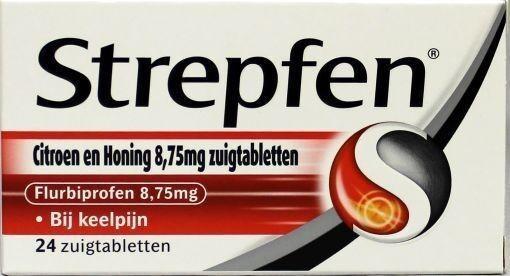 Strepfen Citroen & honing - 24 zuigtabletten, Diversen, Verpleegmiddelen, Nieuw, Verzenden