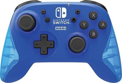 Wireless Pro Controller - Blauw - Hori Switch Met garantie!, Spelcomputers en Games, Spelcomputers | Nintendo Switch, Zo goed als nieuw