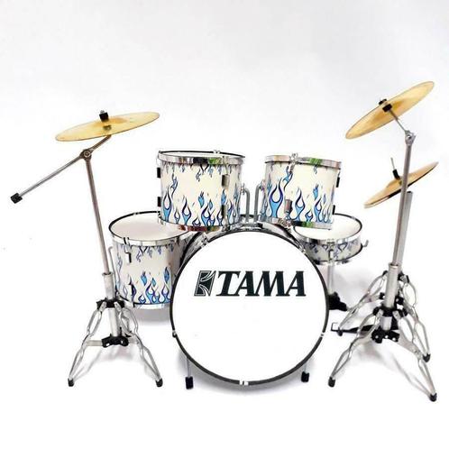Miniatuur decoratief Tama flames drumstel, Verzamelen, Muziek, Artiesten en Beroemdheden, Overige typen, Nieuw, Ophalen of Verzenden