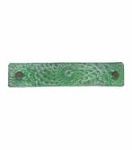 Haarspeld Groot Recht Leder Fantasie Print Mandala Groen, Verzenden, Nieuw