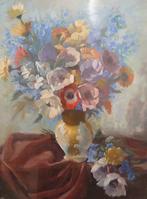 Europese school (XX) - Jarrón impresionista, Antiek en Kunst