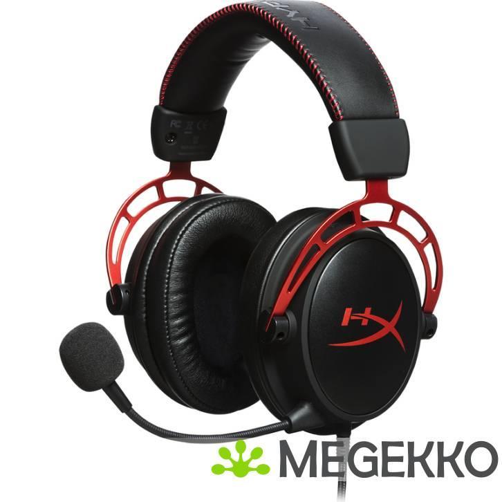 HyperX Cloud Alpha Bedrade Gaming Headset in Zwart/Rood, Computers en Software, Headsets, Nieuw, Verzenden