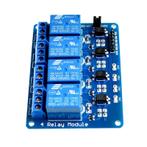 Relay Module met 4 Relay, Hobby en Vrije tijd, Elektronica-componenten, Ophalen of Verzenden, Nieuw