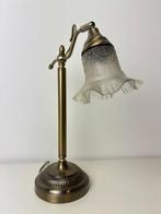Tafellamp - Flora tafellamp - Glas, Messing, Antiek en Kunst