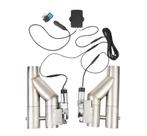 Dual RVS Uitlaat klep 3inch met afstands bediening, Ophalen of Verzenden, Nieuw