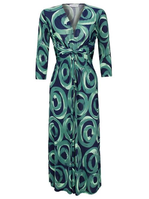 Jurk Elly Groen XXL (44), Kleding | Dames, Jurken, Verzenden