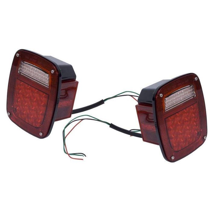 Rugged Ridge LED Tail Light Set 76-06 Jeep CJ Jeep Wrangler, Auto-onderdelen, Verlichting, Ophalen of Verzenden