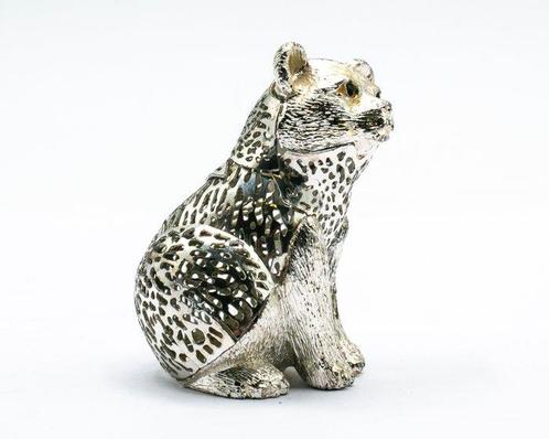 Christofle - Beeldje, Orsetto Lumière dargent - 5.5 cm -, Antiek en Kunst, Antiek | Meubels | Tafels