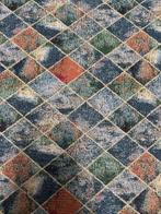Gobelin stoffering met exclusief ontwerp, moderne ruit in, Antiek en Kunst, Antiek | Kleden en Textiel