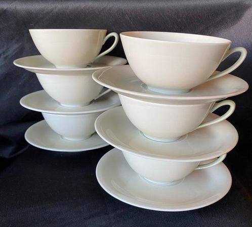 Eschenbach - Kop en schotel (6) - Porselein - Vintage, Antiek en Kunst, Antiek | Meubels | Tafels