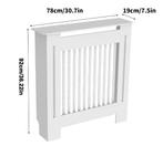 Moderne Witte MDF Radiatorafdekking met Grilldesign, Verzenden, Nieuw