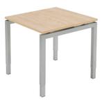 Recht N-poot bureau, 80 x 80 cm, Ophalen of Verzenden, Nieuw in verpakking