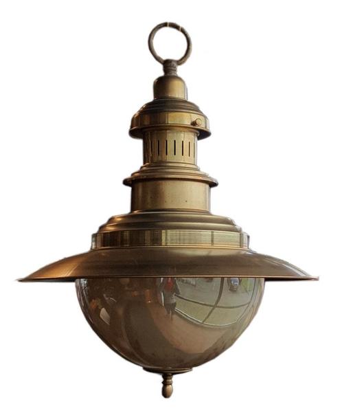 Showroommodel: Visserlamp antiek messing, Zakelijke goederen, Horeca | Overige, Ophalen of Verzenden