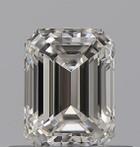1 pcs Diamant - 0.57 ct - Smaragd - G - VVS1