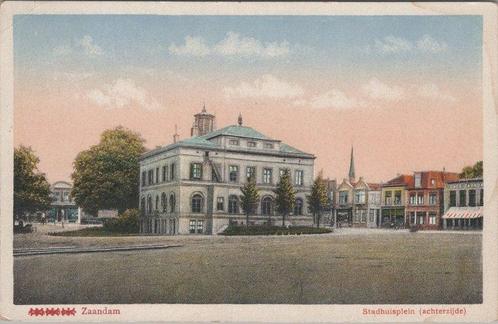 ZAANDAM - Stadhuisplein (achterzijde), Verzamelen, Ansichtkaarten | Nederland, Verzenden