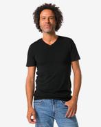 HEMA Heren T-shirts slimfit v-hals extra lang - 2 stuks, Verzenden, Nieuw