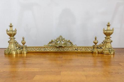 Openhaard accessoire (3) - Verguld brons - Bokken en, Antiek en Kunst, Antiek | Overige Antiek