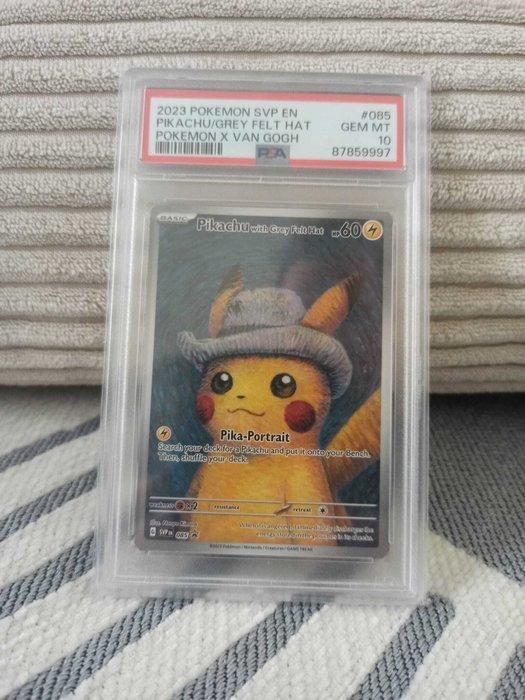 Pokémon - 1 Graded card - Pikachu with Grey Felt Hat 085, Hobby en Vrije tijd, Verzamelkaartspellen | Pokémon