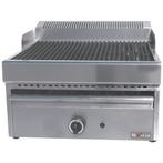 Stoomgrill - gas - enkel met gietijzer - 410x630mm, Verzenden, Nieuw in verpakking