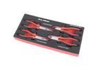 TM 4 Delige Griptangenset foam carbon look inlay, Verzenden, Nieuw