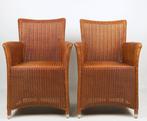 Lloyd Loom - Fauteuil - Kool riet - Set van twee fauteuils, Antiek en Kunst
