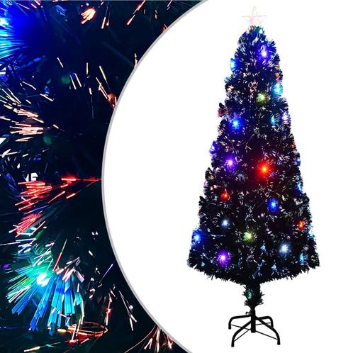vidaXL Kerstboom met LED en standaard 240 cm glasvezel, Diversen, Kerst, Nieuw, Verzenden