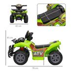 TRUUSK Mini Elektro Quad Kinderwagen - Elektrische ATV met K, Verzenden, Nieuw