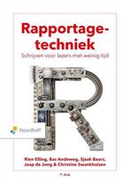 9789001078560 Rapportagetechniek | Tweedehands, Verzenden, Zo goed als nieuw, Rien Elling