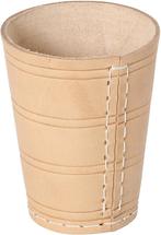 Dobbelbeker Leder Naturel (8x10cm) | HOT Games -, Hobby en Vrije tijd, Gezelschapsspellen | Bordspellen, Verzenden, Nieuw