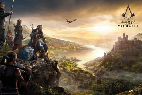 Poster Assassins Creed Valhalla Vista 91,5x61cm, Verzamelen, Posters, Nieuw, A1 t/m A3, Verzenden
